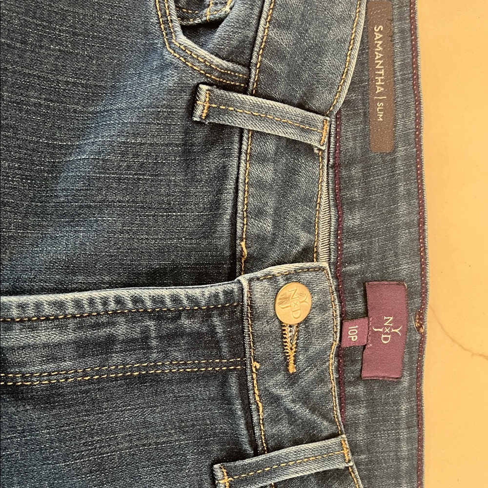 NYDJ Dark Blue Denim Jeans